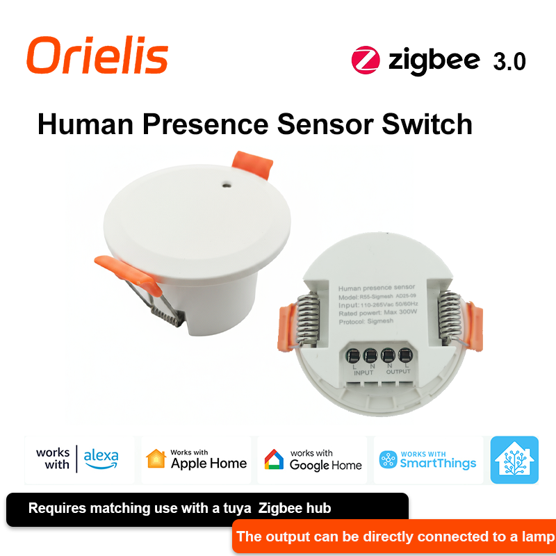 Motion Sensor Light - ZIGBEE 3.0 MmWave Radar Human Presence