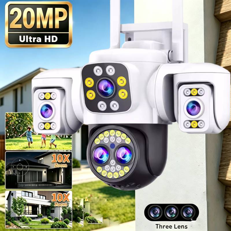 Smart Home Os - 20MP Surveillance Wifi Camera Four Lens