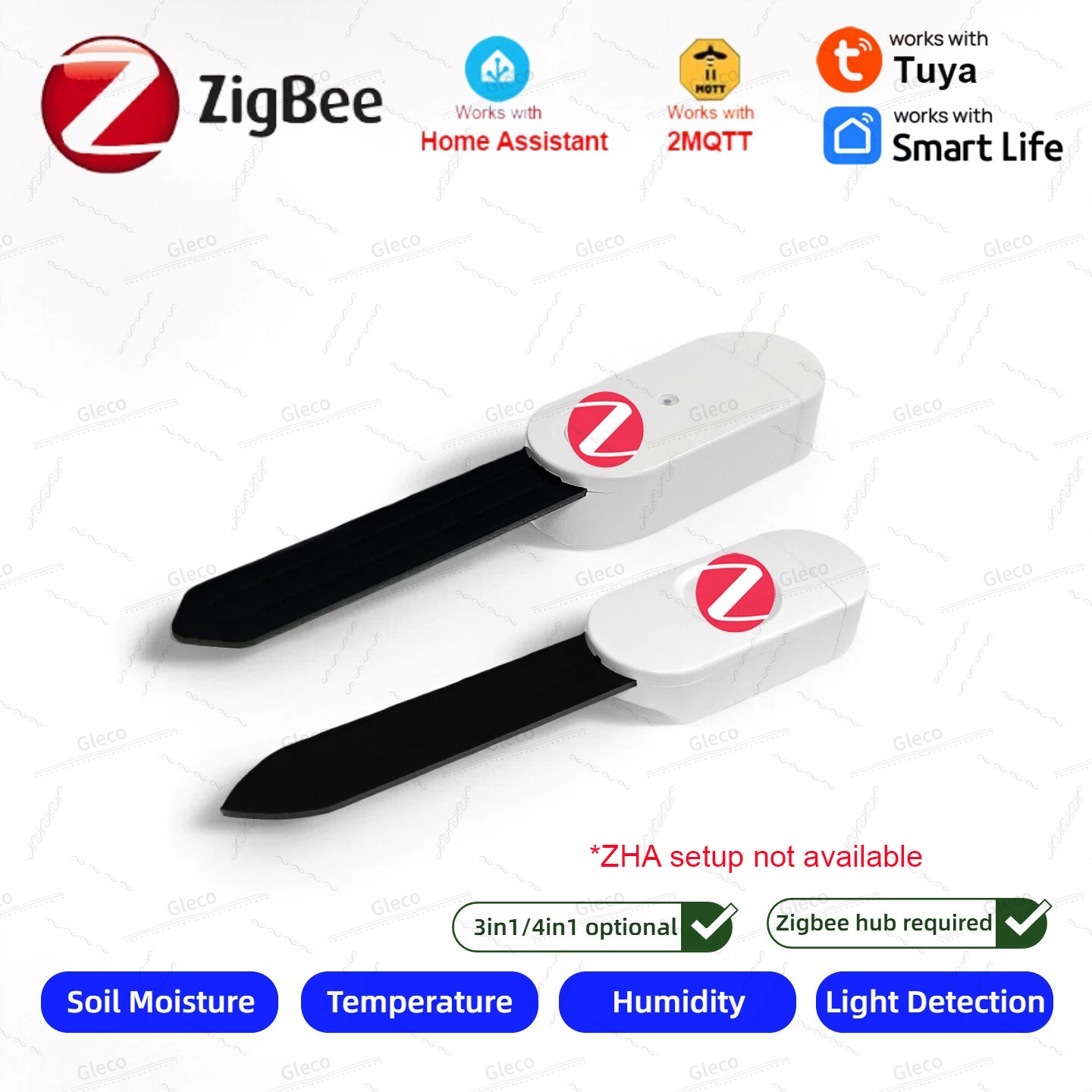 Smart Home Villa - Zigbee Soil Moisture Sensor Meter Temperature