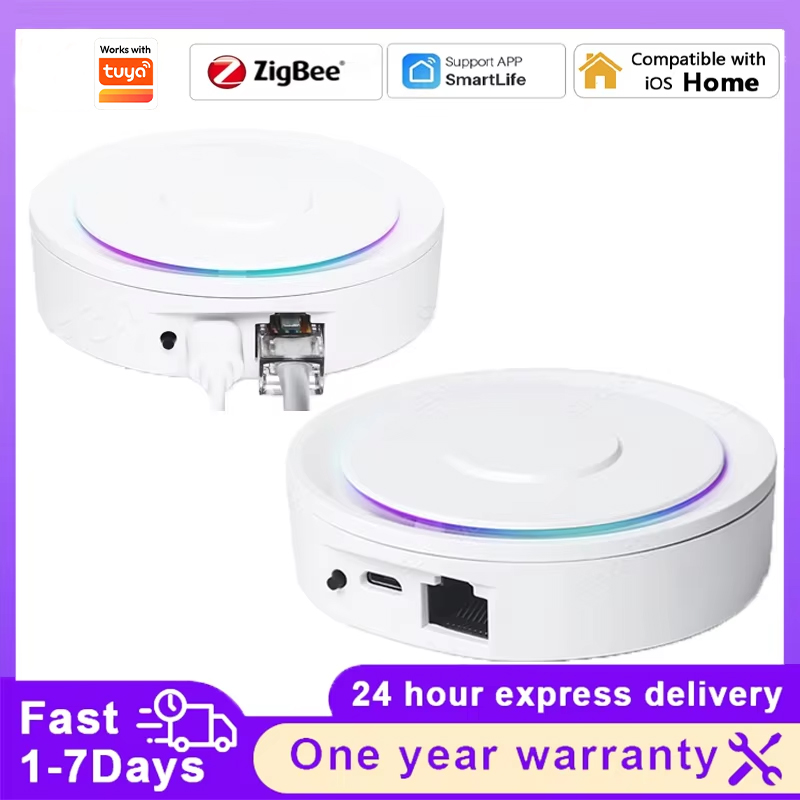 Smart Home Hub Matter - Tuya Smart ZigBee Wireless/Wired Gateway Hub