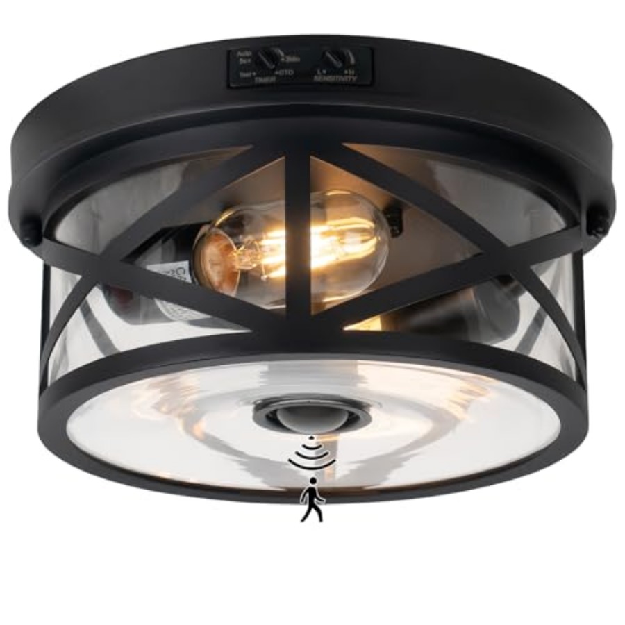 Motion Sensor Light - Motion Sensor Outdoor Ceiling Light, Adjustable