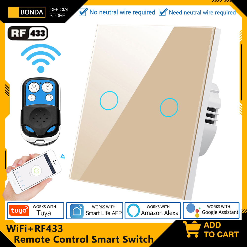 Smart Home Life - Tuya EU WiFi+RF433 Smart Remote control