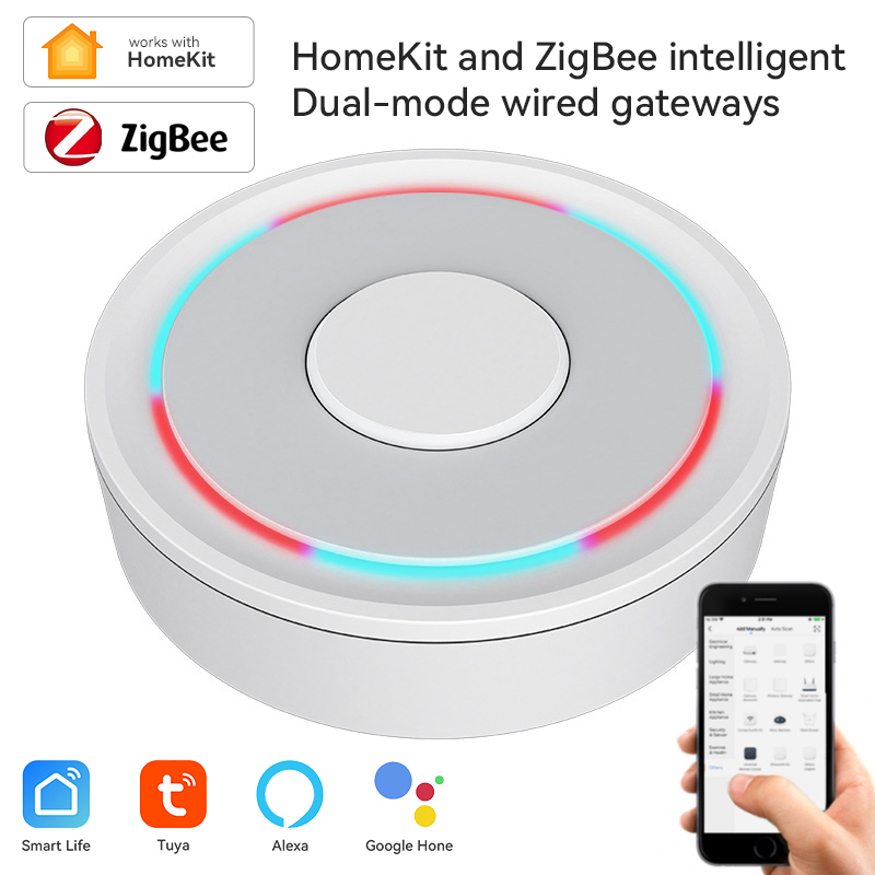 Smart Home Hub Matter - Tuya ZigBee Smart Gateway Homekit Wired