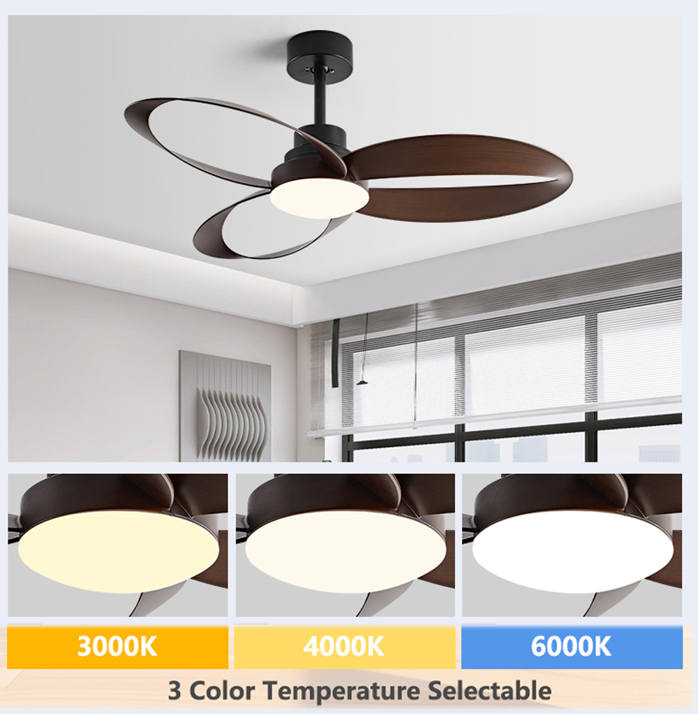 42/52 Inch Ceiling Fan 3 Blade - огляд і ціна Smart Ceiling Fan