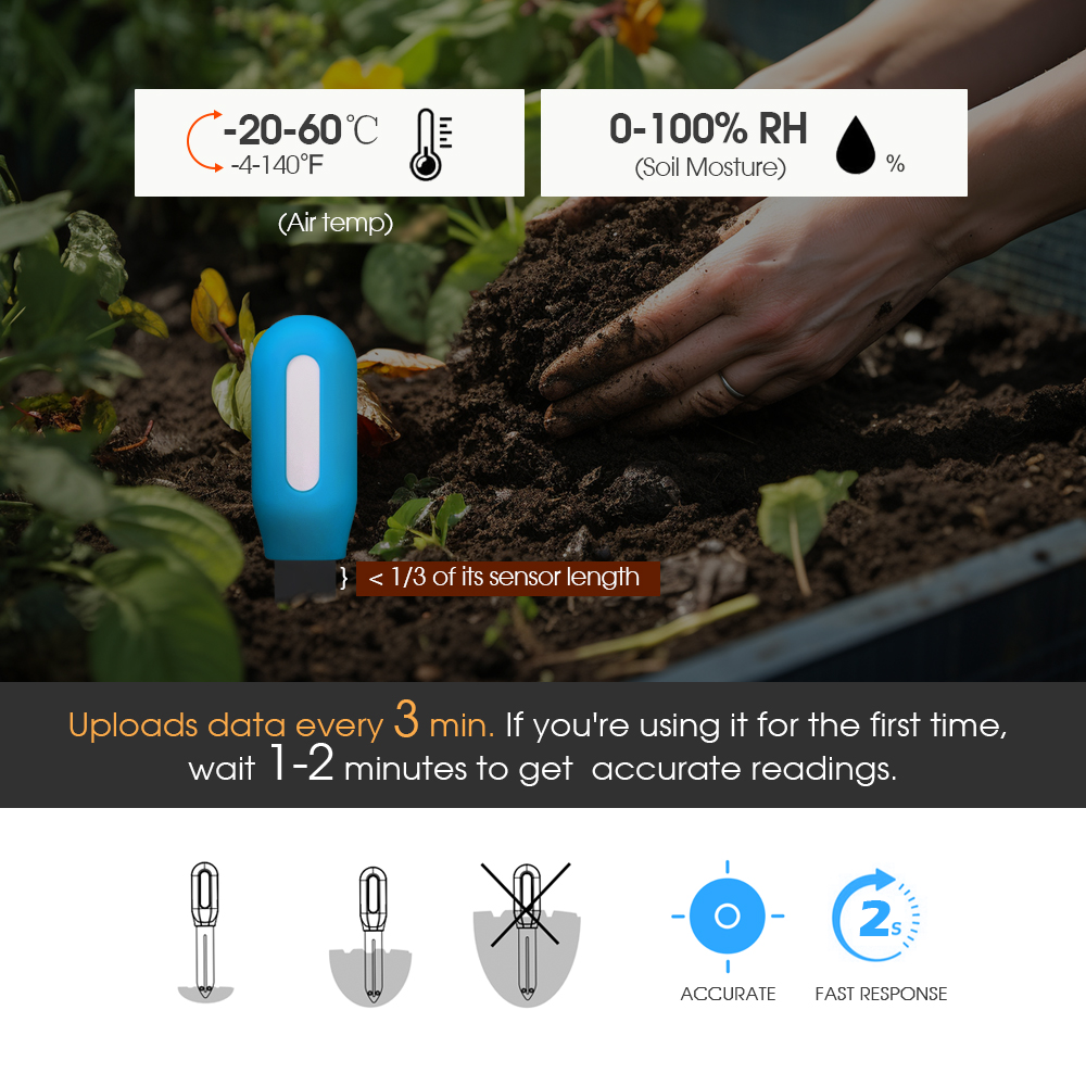 Smart Zigbee Soil Sensor for H - огляд і ціна Smart Home Devices
