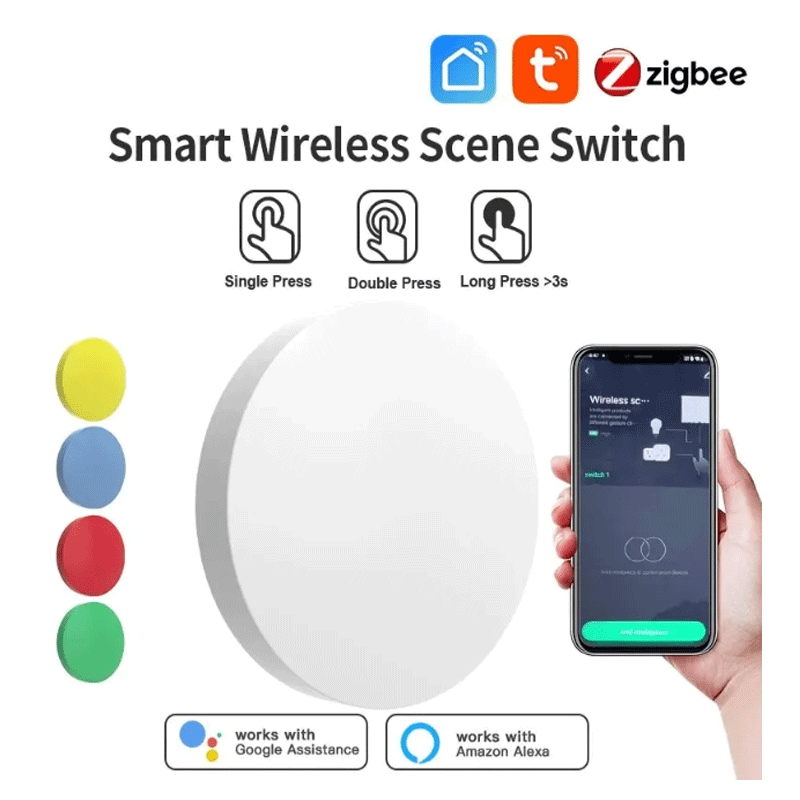 Tuya ZigBee Smart Wireless But - огляд і ціна Smart Home Life