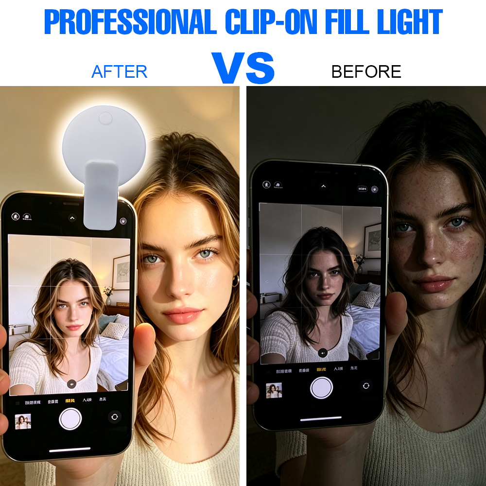 Portable Clip‑on Selfie Fill L - огляд і ціна Smart Home Energy