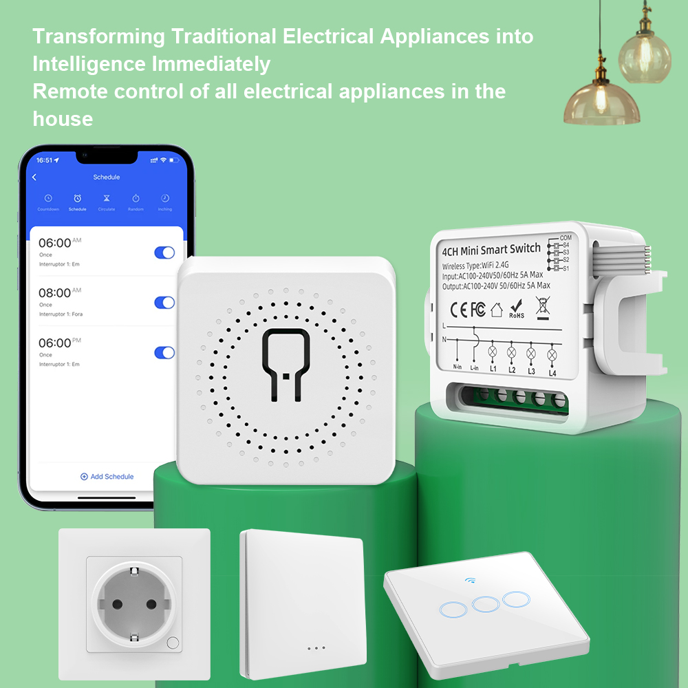 Tuya WiFi Smart Switch 1/2/3/4 - огляд і ціна Smart Home Project