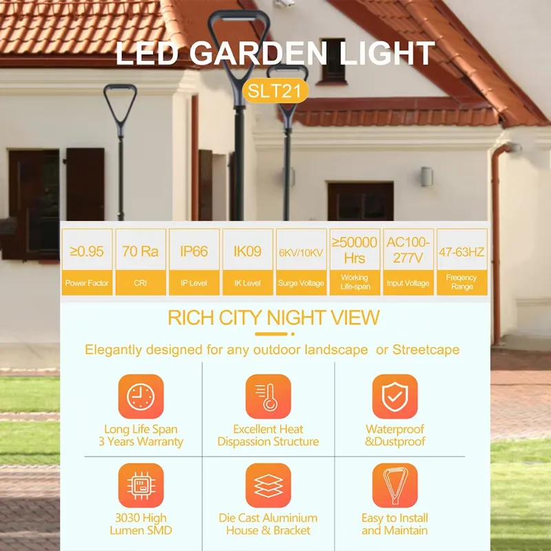 IP66 LED Garden Light 40W Alum - огляд і ціна Motion Sensor Light