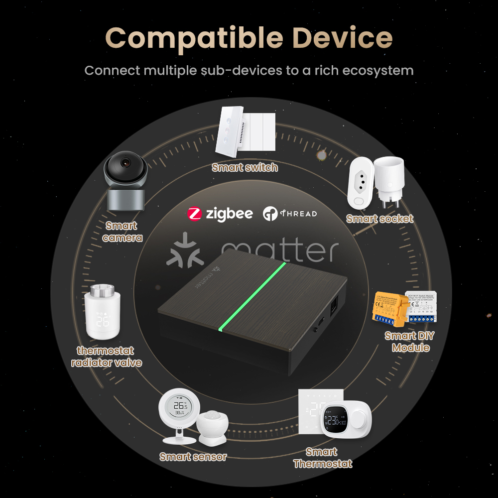AVATTO Matter Smart Wired Gate - огляд і ціна Smart Home Hub Matter