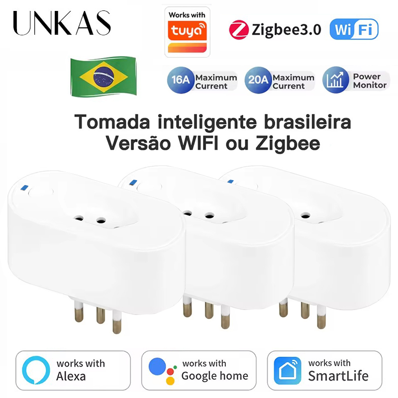 UNKAS Works with Tuya Brazil P - огляд і ціна Smart Home Or Smart Home