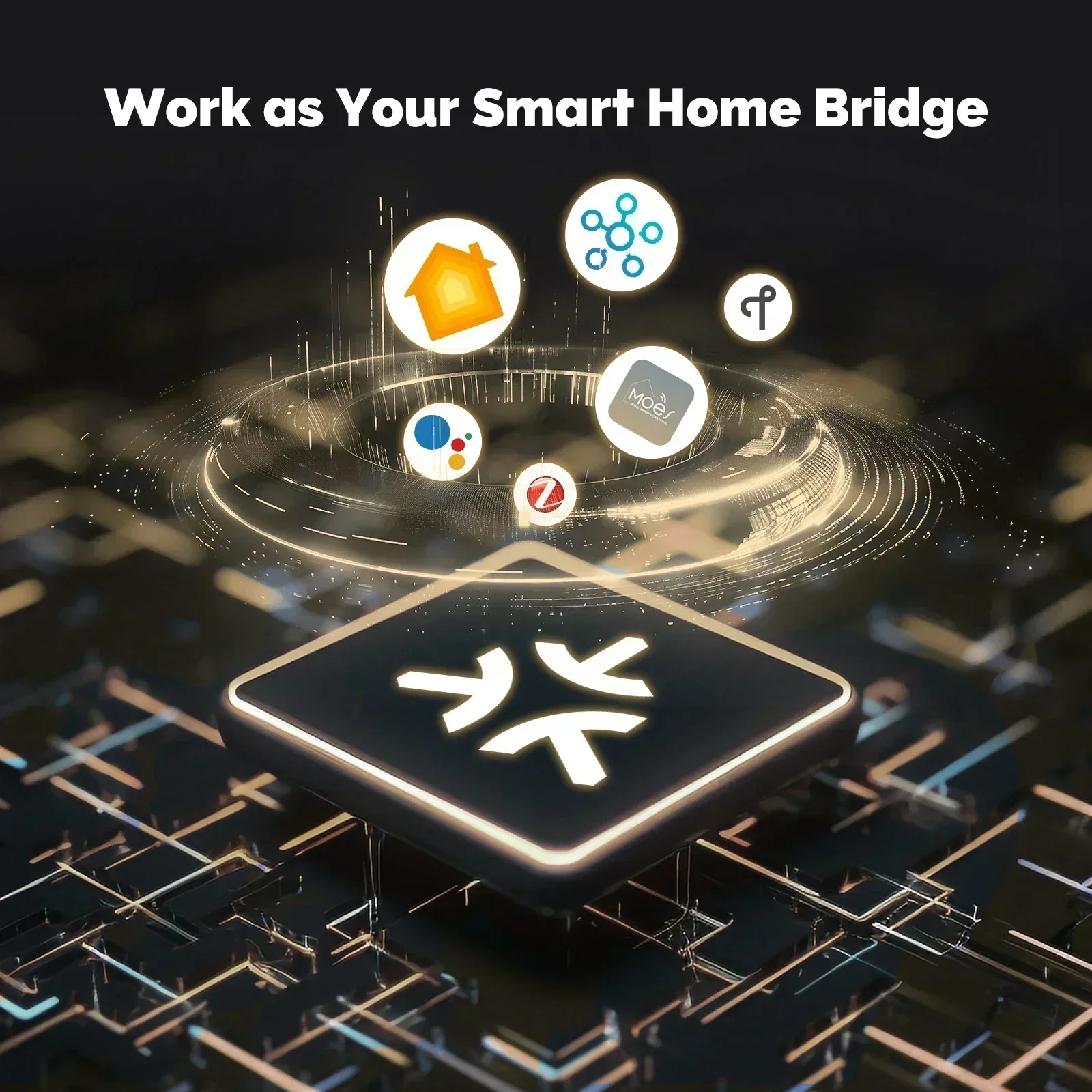 MOES Tuya Zigbee Matter Thread - огляд і ціна Smart Home Hub Matter