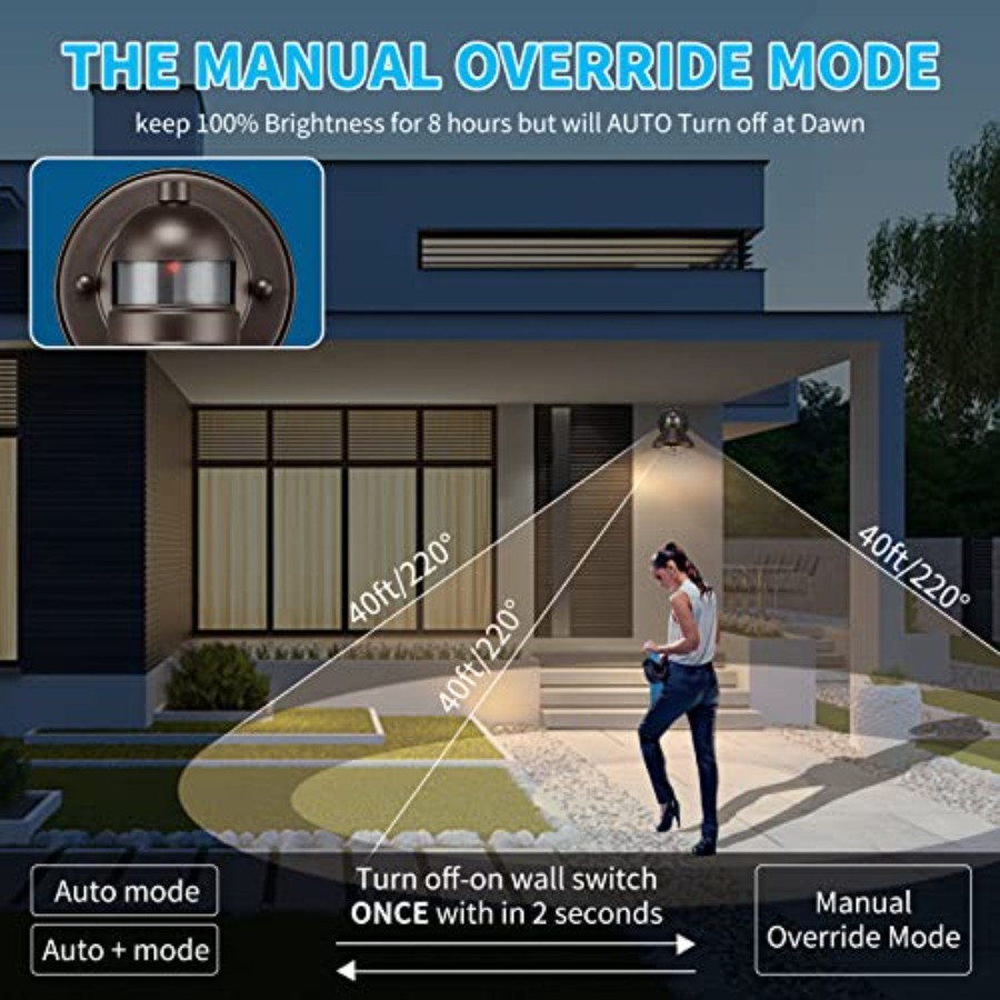 2 Pack Motion Sensor Outdoor L - огляд і ціна Motion Sensor Light