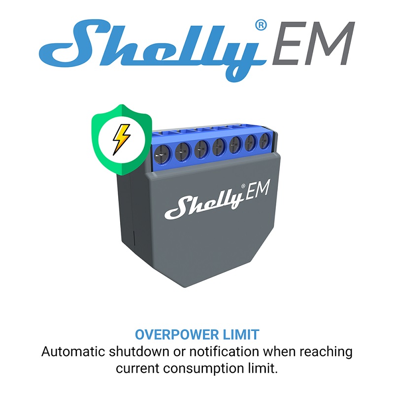 SHELLY EM Wifi Smart Life Cont - огляд і ціна Smart Home Life