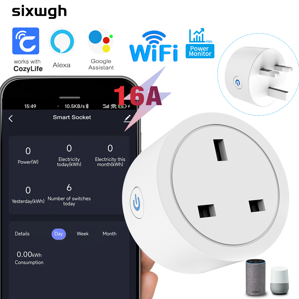 WiFi Smart Socket 16A UK Plug  - огляд і ціна Smart Home Or Smart Home