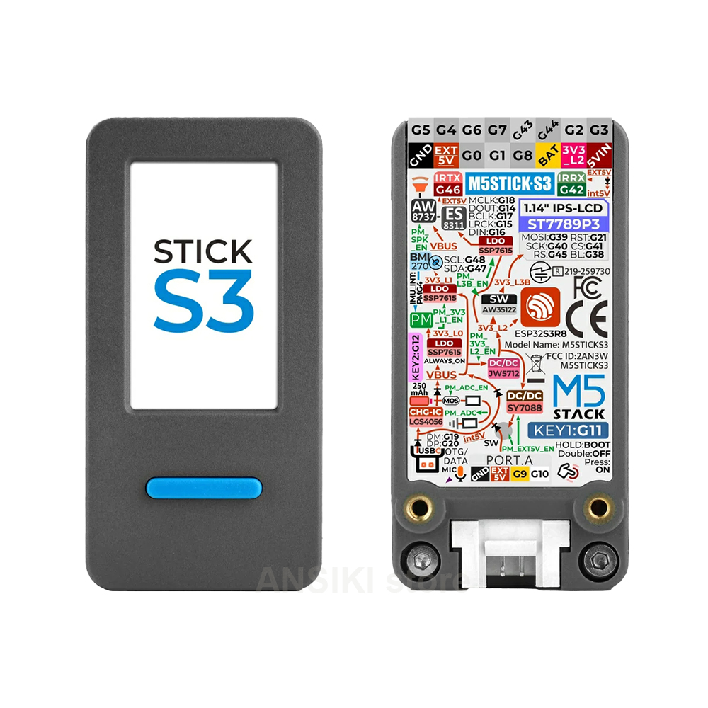 M5Stack M5StickS3 ESP32-S3 IoT - огляд і ціна Smart Home Project