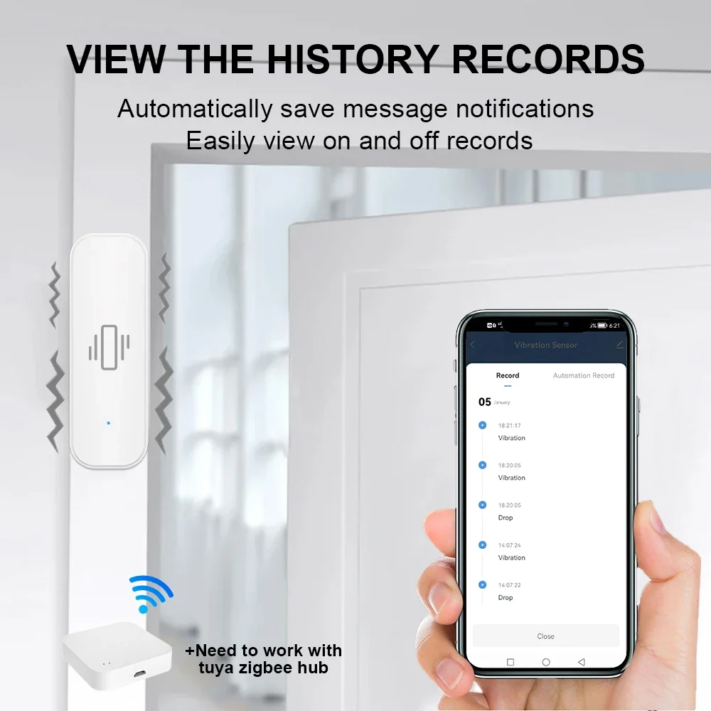 Smart ZigBee Vibration Sensor  - огляд і ціна Smart Home Project