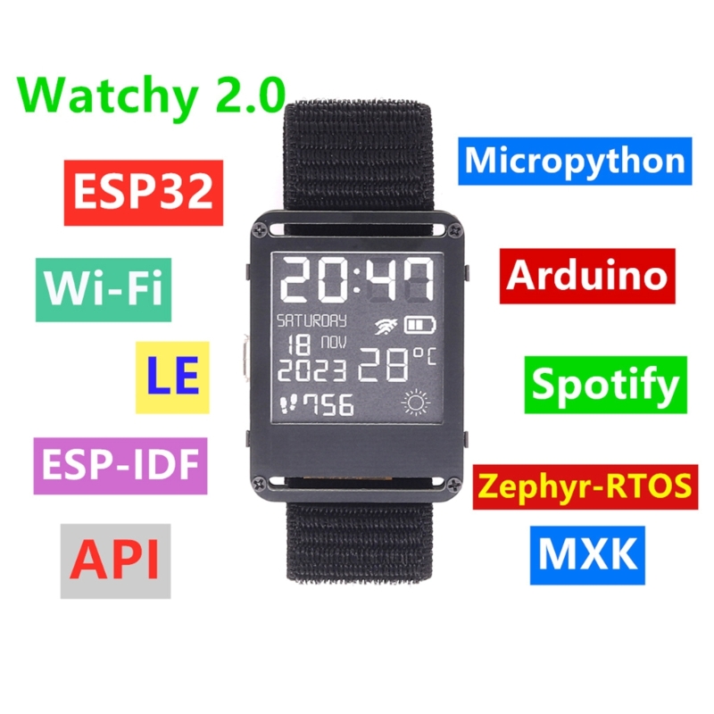 K0EA ESP32 Smartwatch Open Sou - огляд і ціна Smart Home Open Source