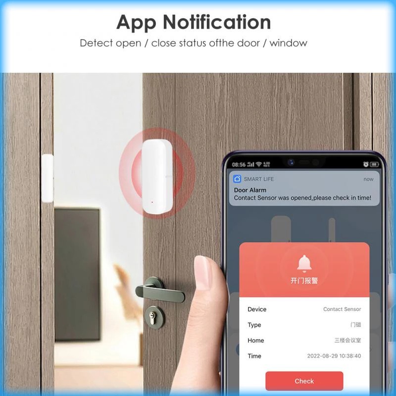 Tuya Wi-Fi Smart Door And Wind - огляд і ціна Smart Home Villa