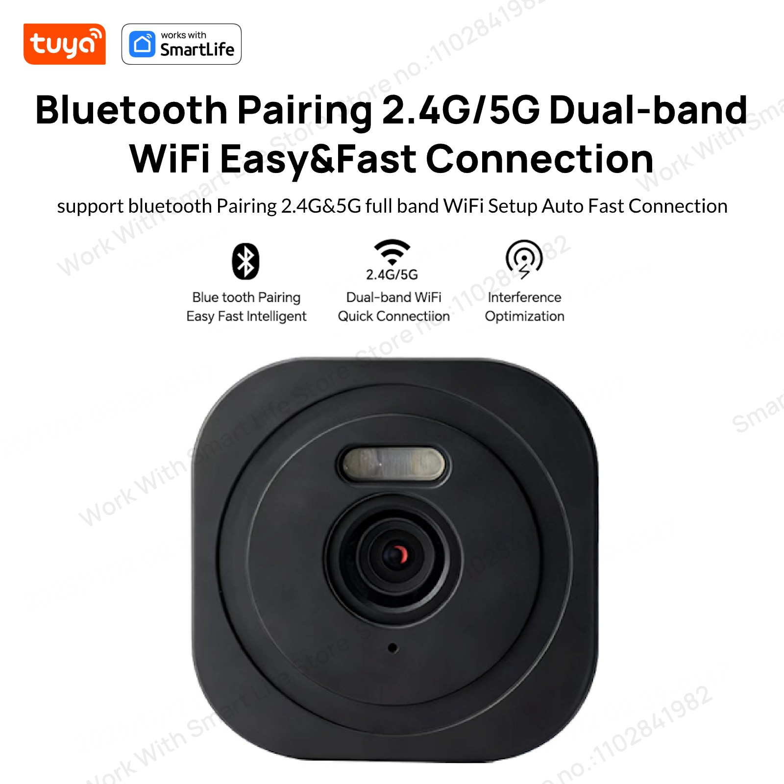 3MP 2K Tuya Window Camera,2.4G - огляд і ціна Smart Home Os