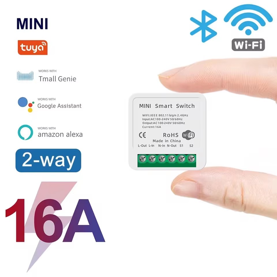 16A Tuya WiFi Smart Switch 2-w - огляд і ціна Smart Home Energy