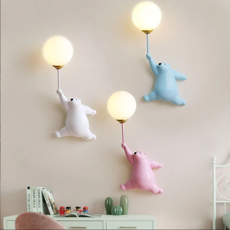 Cartoon Polar Bear LED Sconce  - огляд і ціна Smart Baby Night Light