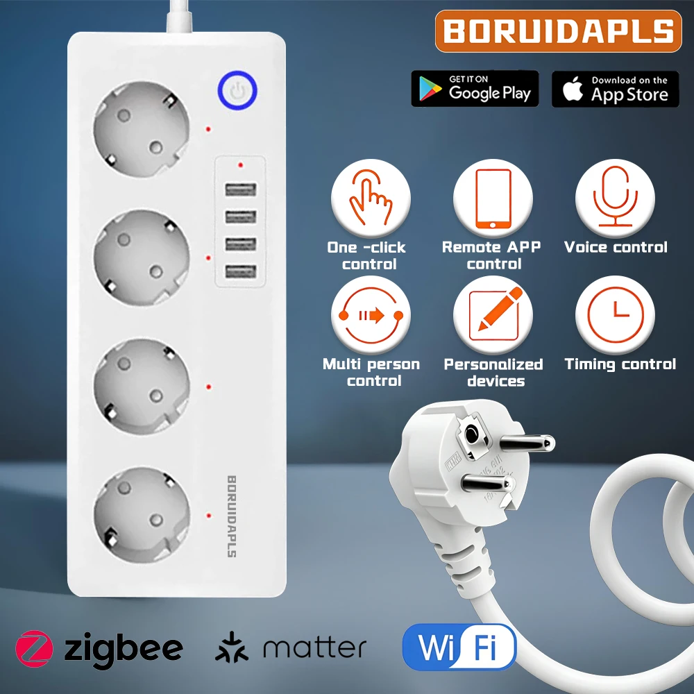 BORUIDAPLS ZigBee Matter WiFi  - огляд і ціна Smart Home Or Smart Home