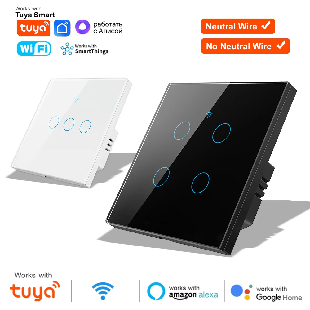 WiFi RF 433mhz Touch Wall Ligh - огляд і ціна Smart Light Switch