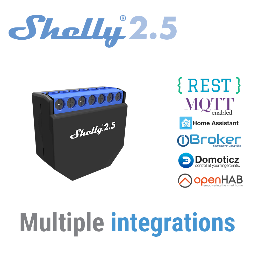 Shelly 2.5 Smart Home Double R - огляд і ціна Smart Home Open Source