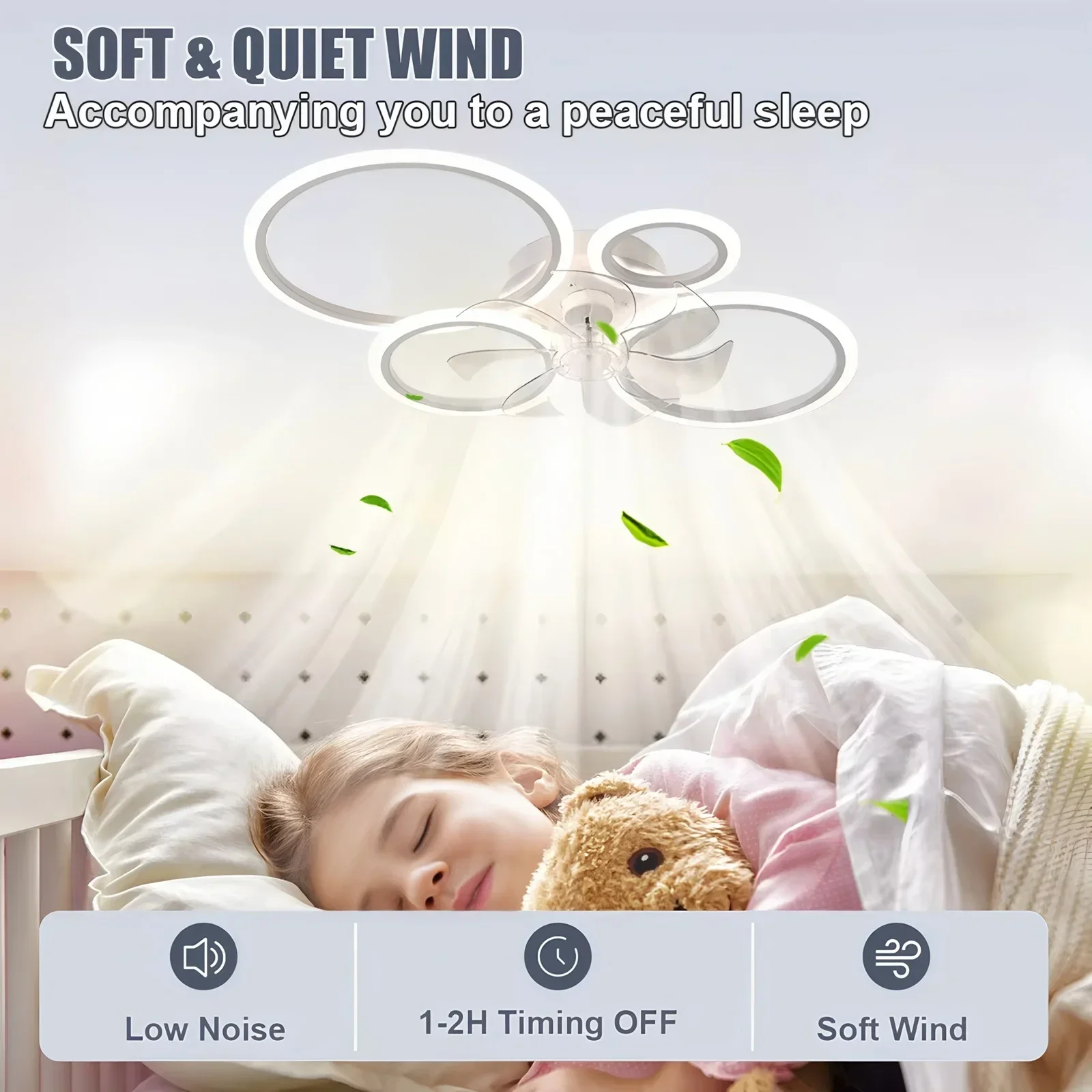 Ring Ceiling Fan with LED Ligh - огляд і ціна Smart Ceiling Fan