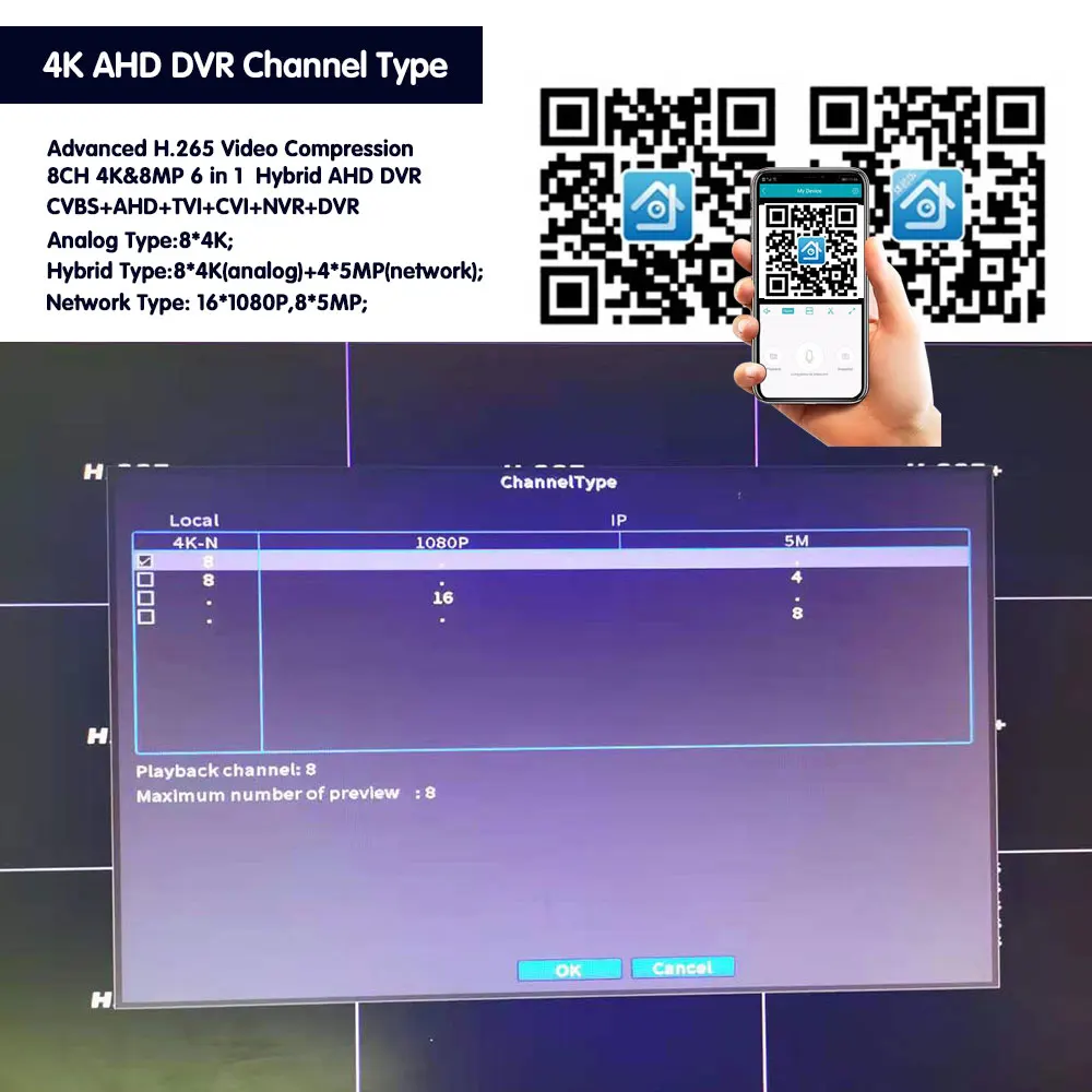 Xmeye 4K 8MP Security CCTV DVR - огляд і ціна Smart Home Microsoft