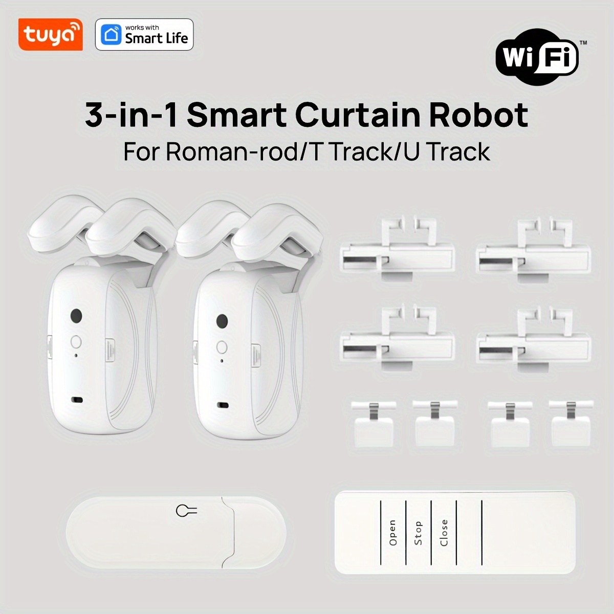 1/2PCS Tuya Smart WiFi Curtain - огляд і ціна Smart Home Hub Matter