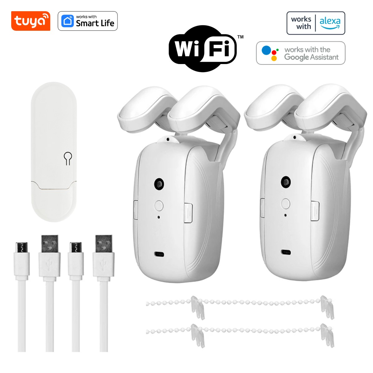 1/2PCS Tuya Smart WiFi Curtain - огляд і ціна Smart Home Hub Matter