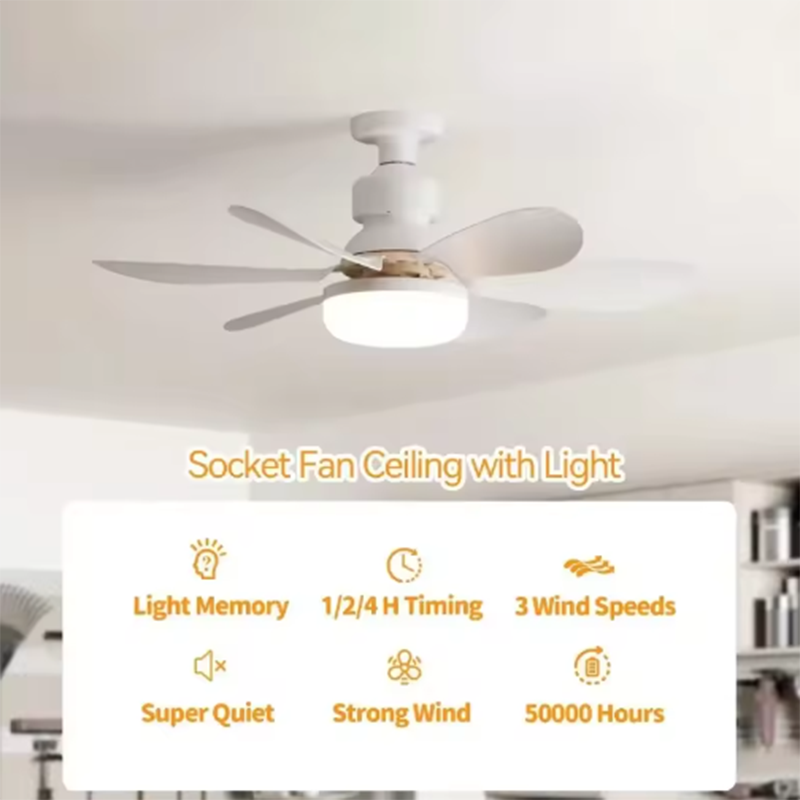 2026 Home E27 LED Ceiling Fan  - огляд і ціна Smart Ceiling Fan