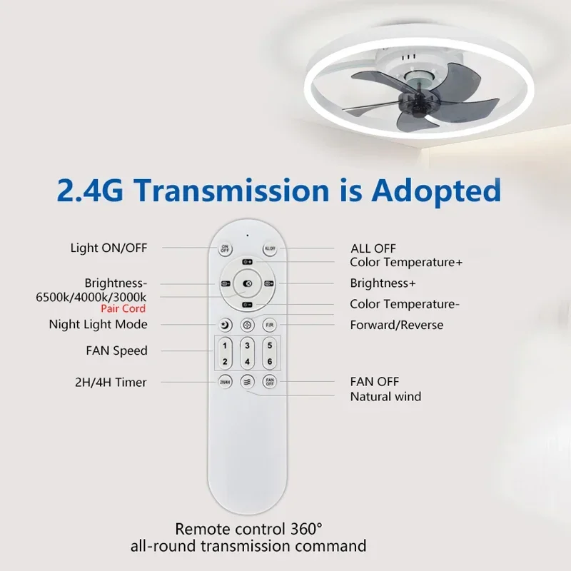 Intelligent Silent Modern Ceil - огляд і ціна Smart Ceiling Fan