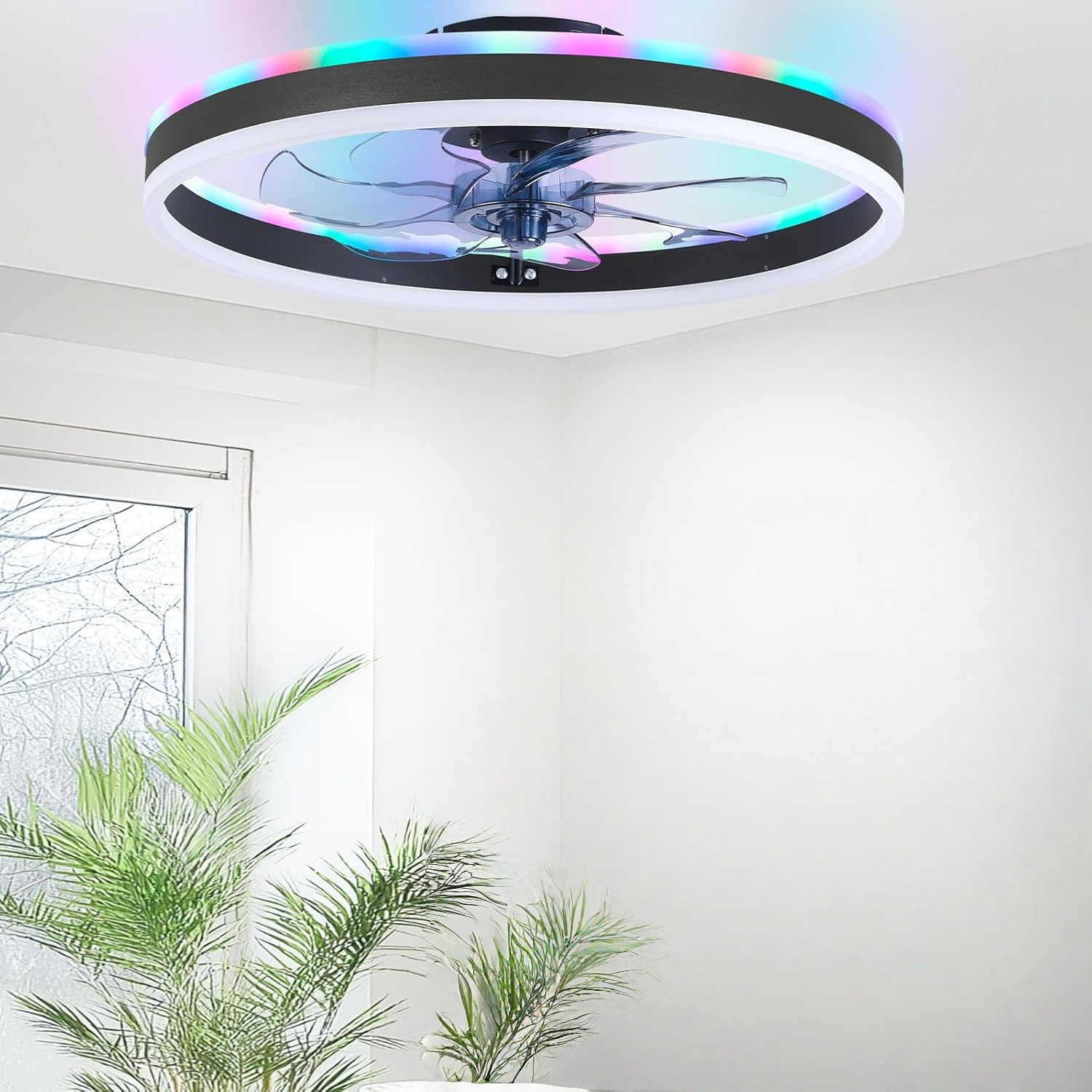 RGB Smart Ceiling Fan Light 6- - огляд і ціна Smart Ceiling Fan