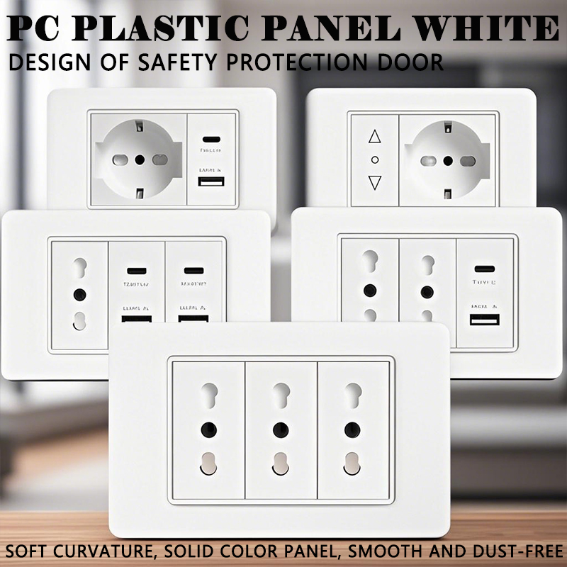 118 PC Plastic Panel Socket US - огляд і ціна Smart Home Or Smart Home