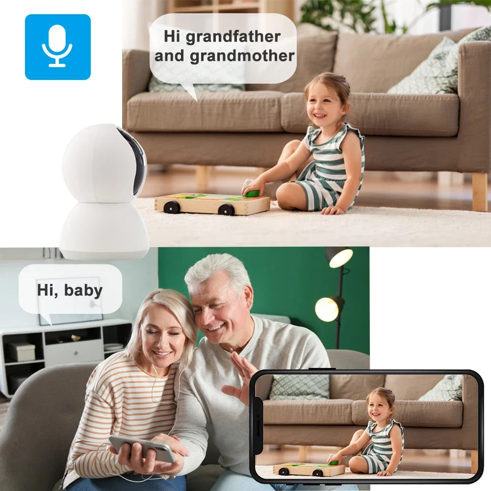 400W Smart Tuya Indoor Camera  - огляд і ціна Smart Baby Night Light