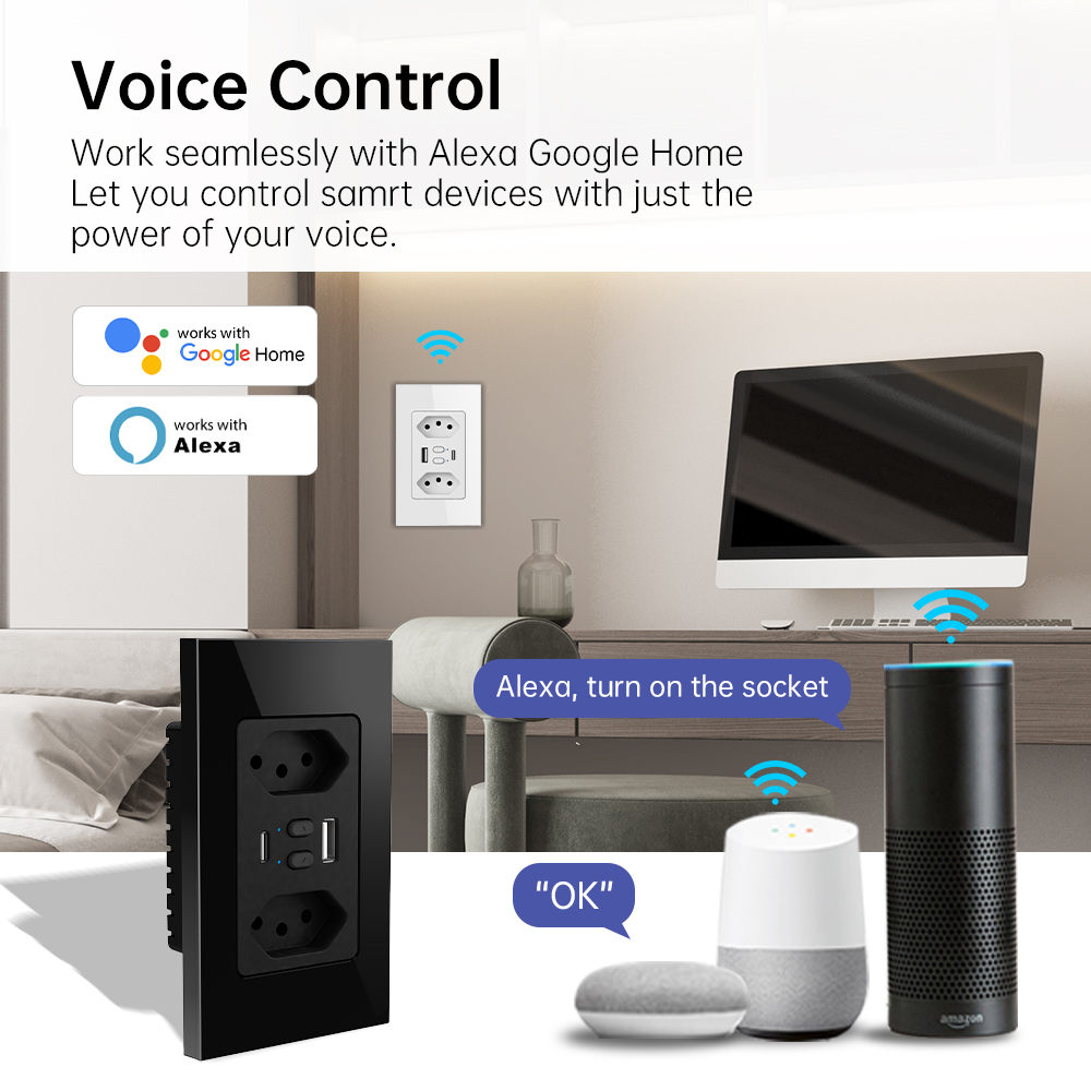 MANHOT Wifi Smart Brazil Socke - огляд і ціна Smart Home Energy