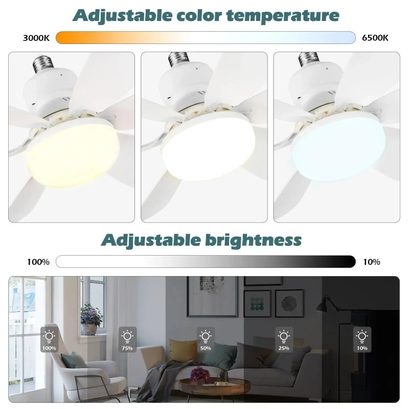30W/40W Ceiling Fan with Remot - огляд і ціна Smart Ceiling Fan