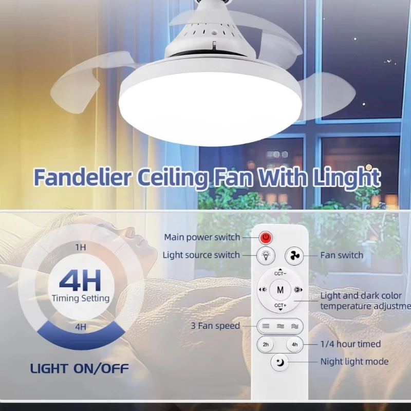 Ceiling Fan With Lighting And  - огляд і ціна Smart Ceiling Fan