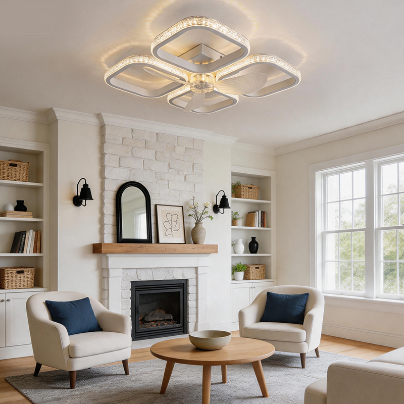 Smart LED Ceiling Fan Light wi - огляд і ціна Smart Ceiling Fan