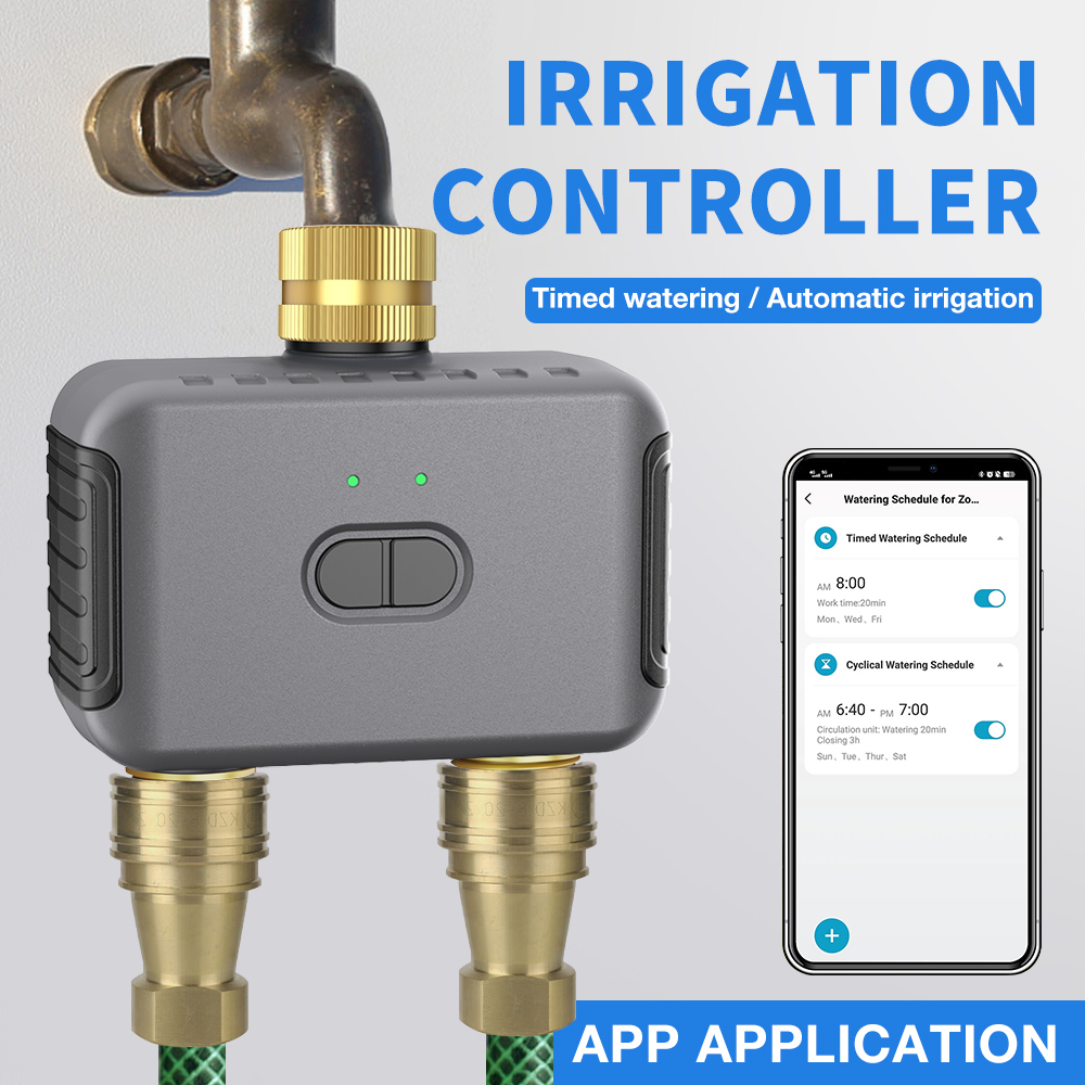 Tuya 2 Zone Watering Timer Gar - огляд і ціна Smart Home Life