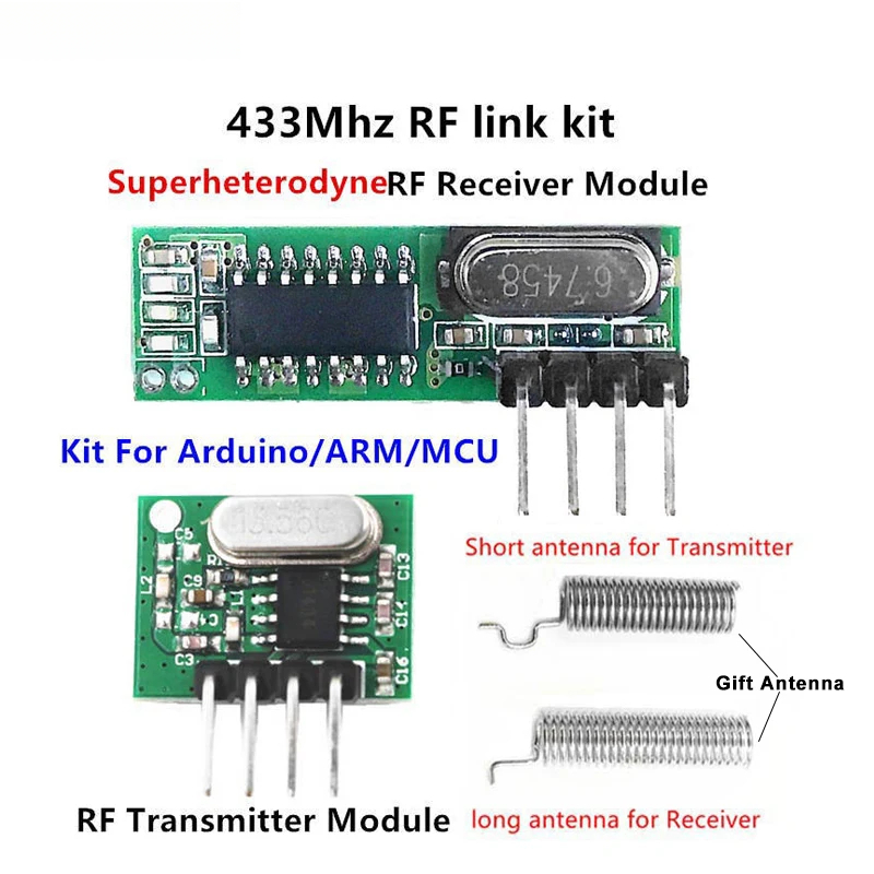 433Mhz RF Transmitter and Rece - огляд і ціна Smart Home Arduino Project