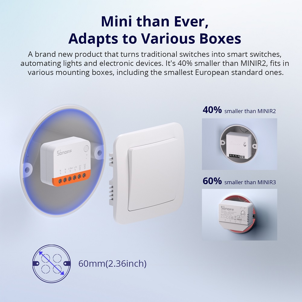 Sonoff Mini R4 Extreme Wifi Sm - огляд і ціна Smart Home Project